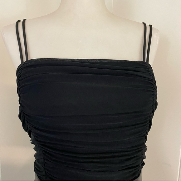 Vintage Puff Sleeve Crop Jacket with Sleeveless A-Line Dress - Picture 3 of 14
